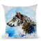 Wolf Throw Pillow By Z Art Gallery