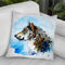 Wolf Throw Pillow By Z Art Gallery