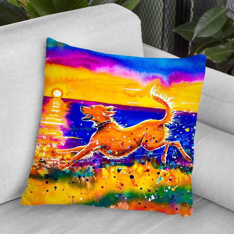 Catching The Sun Throw Pillow By Z Art Gallery