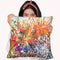 Chrysanthemums In The Garden Watercolor Throw Pillow By Z Art Gallery