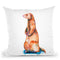 Cinnamon Ferret Throw Pillow By Z Art Gallery
