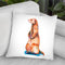 Cinnamon Ferret Throw Pillow By Z Art Gallery