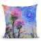 Cobweb On Artichoke Thistle Throw Pillow By Z Art Gallery