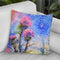 Cobweb On Artichoke Thistle Throw Pillow By Z Art Gallery