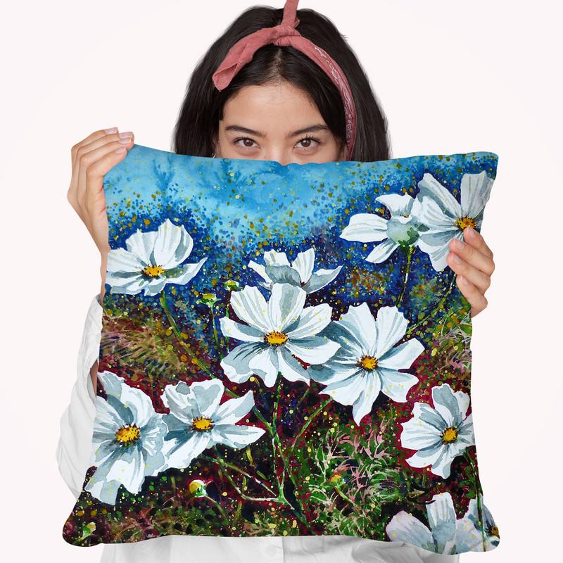 Cosmos Throw Pillow By Z Art Gallery
