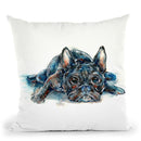 Dog Thoughts Throw Pillow By Z Art Gallery