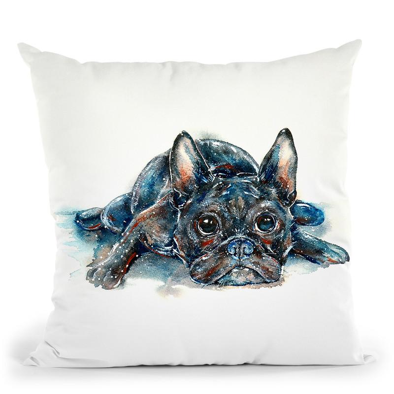 Dog Thoughts Throw Pillow By Z Art Gallery