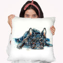 Dog Thoughts Throw Pillow By Z Art Gallery