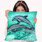 Dolphins Watercolor Throw Pillow By Z Art Gallery