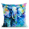 Elephant In A Purple Cloud Throw Pillow By Z Art Gallery