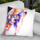 Flight Of The Barn Owl Watercolor Throw Pillow By Z Art Gallery