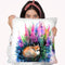 Fox In Foxgloves Watercolor Throw Pillow By Z Art Gallery