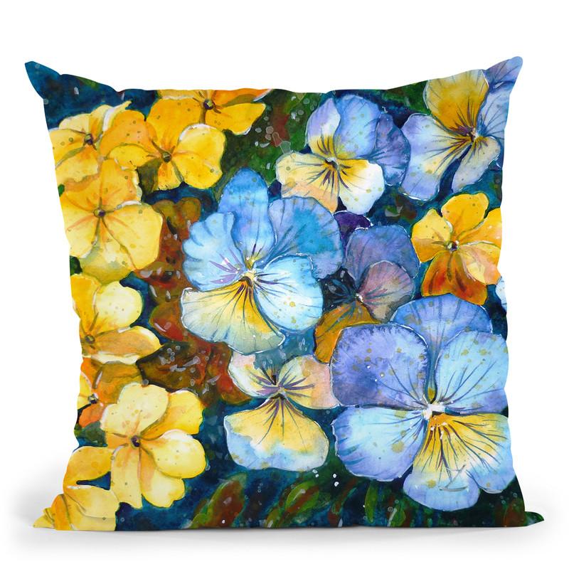 Garden Harmony Throw Pillow By Z Art Gallery
