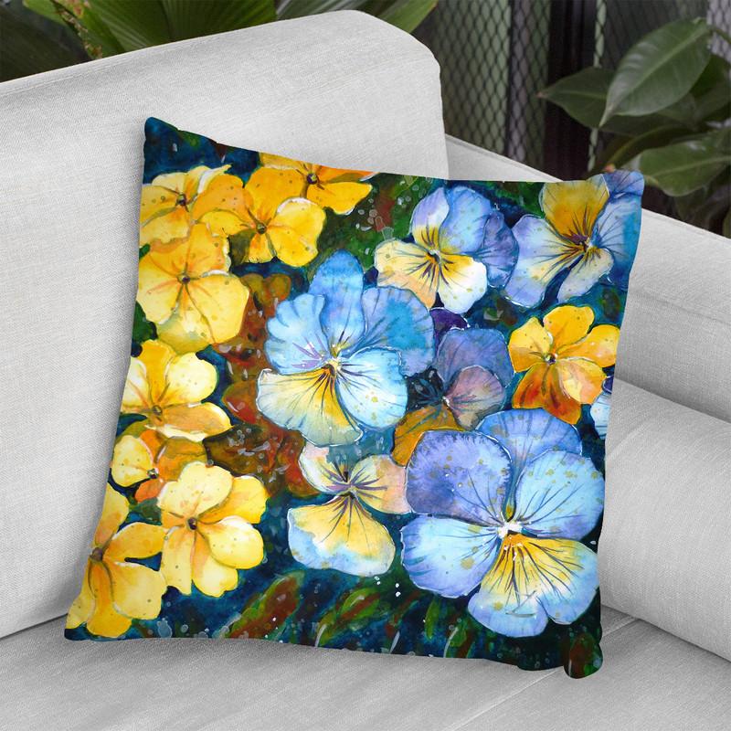 Garden Harmony Throw Pillow By Z Art Gallery