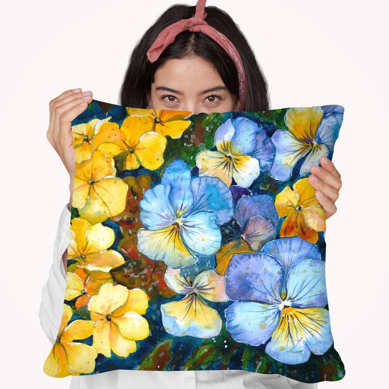 Garden Harmony Throw Pillow By Z Art Gallery