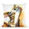 Giraffe Family Watercolor Throw Pillow By Z Art Gallery