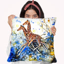 Golden Childhood Throw Pillow By Z Art Gallery