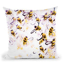 Honeybees Throw Pillow By Z Art Gallery