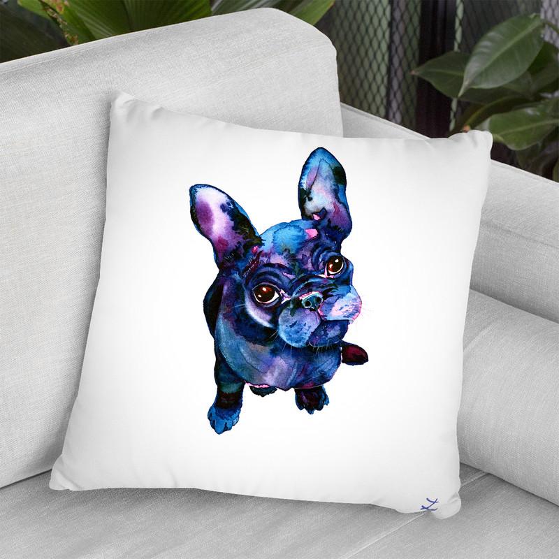 Batdog Throw Pillow By Z Art Gallery