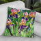 Iris Inspiration Watercolor Throw Pillow By Z Art Gallery