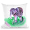 Little Elephant Ba Throw Pillow By Z Art Gallery