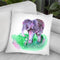 Little Elephant Ba Throw Pillow By Z Art Gallery