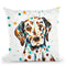 Liver-Spotted Dalmatian Watercolor Throw Pillow By Z Art Gallery
