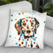 Liver-Spotted Dalmatian Watercolor Throw Pillow By Z Art Gallery