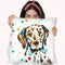 Liver-Spotted Dalmatian Watercolor Throw Pillow By Z Art Gallery