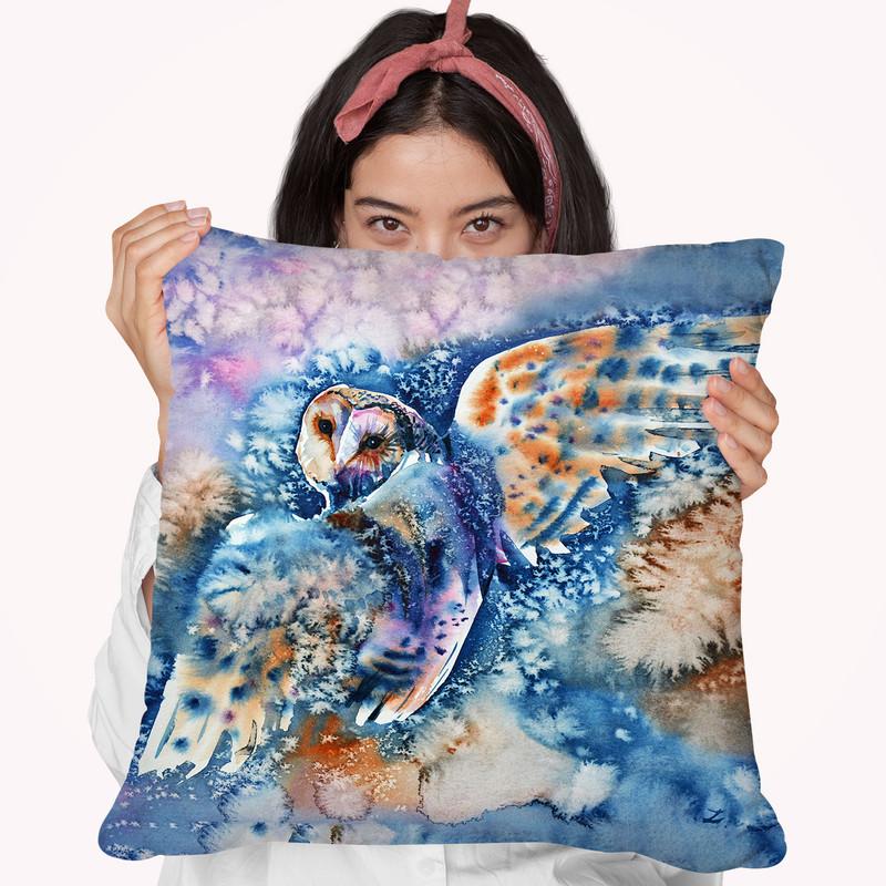 Look Back Watercolor Throw Pillow By Z Art Gallery