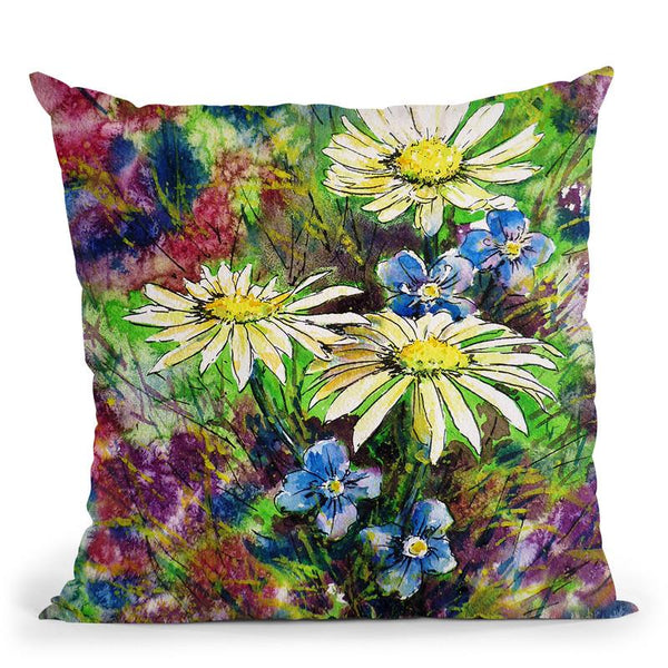 Beauty Of Summer Throw Pillow By Z Art Gallery