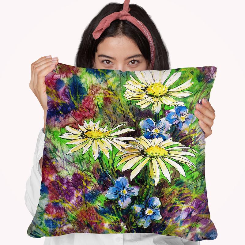 Beauty Of Summer Throw Pillow By Z Art Gallery