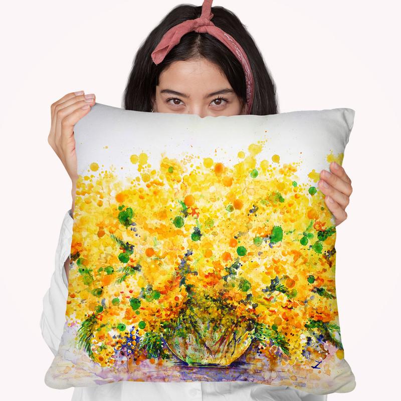 Mimosa Throw Pillow By Z Art Gallery
