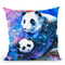 Mother And Child Watercolor Throw Pillow By Z Art Gallery
