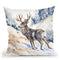 Mule Deer Buck Watercolor Throw Pillow By Z Art Gallery