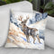 Mule Deer Buck Watercolor Throw Pillow By Z Art Gallery