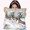 Mule Deer On The Run Throw Pillow By Z Art Gallery