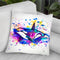 Orca Watercolor Throw Pillow By Z Art Gallery