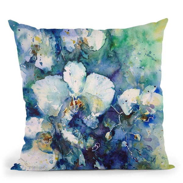 Orchids Throw Pillow By Z Art Gallery