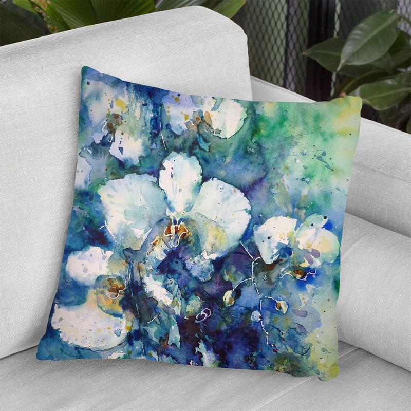 Orchids Throw Pillow By Z Art Gallery