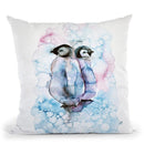 Pals Watercolor Throw Pillow By Z Art Gallery