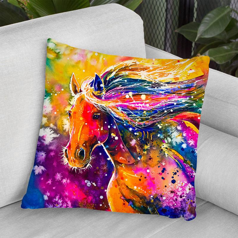 Beauty Of The Prairie Watercolor Throw Pillow By Z Art Gallery