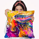 Beauty Of The Prairie Watercolor Throw Pillow By Z Art Gallery