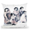 Penguin Cr�che Watercolor Throw Pillow By Z Art Gallery