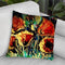 Poppies In Gold Throw Pillow By Z Art Gallery