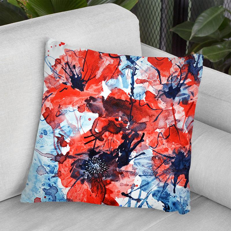 Poppy Impulse Throw Pillow By Z Art Gallery