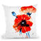 Poppy Red Throw Pillow By Z Art Gallery