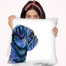 Black Pug Throw Pillow By Z Art Gallery