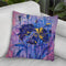 Purple Poppies In Gold Throw Pillow By Z Art Gallery