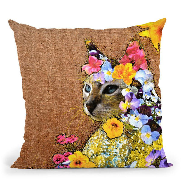 Queen Of The Garden Throw Pillow By Z Art Gallery